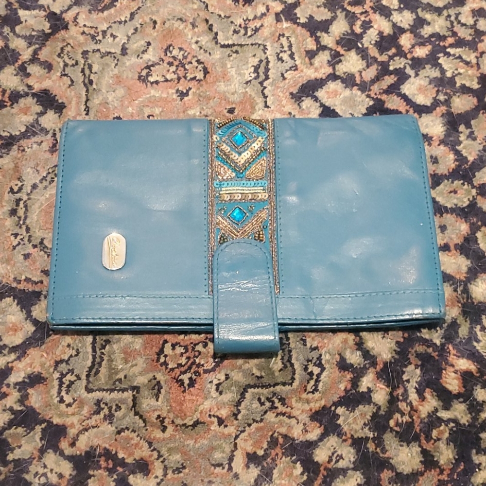 Passport wallet sequined from india